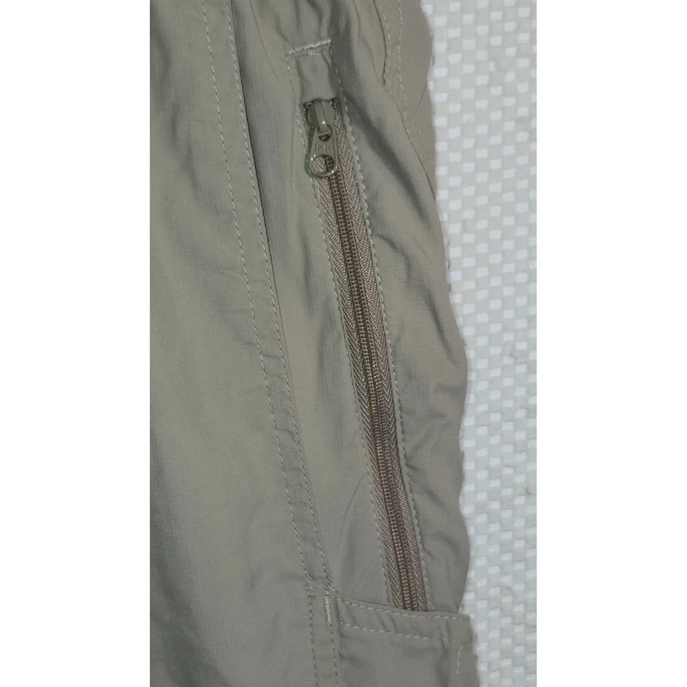 The North‎ Face Mens Convertible Hiking Cargo Pants Khaki Tan Size Large Long